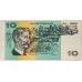 AUSTRALIA 1990 . TEN 10 DOLLARS BANKNOTE . FRASER/HIGGINS . ERROR . MISSING COLOUR